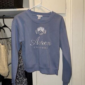 Aspen Colorado Blue Cropped Sweatshirt